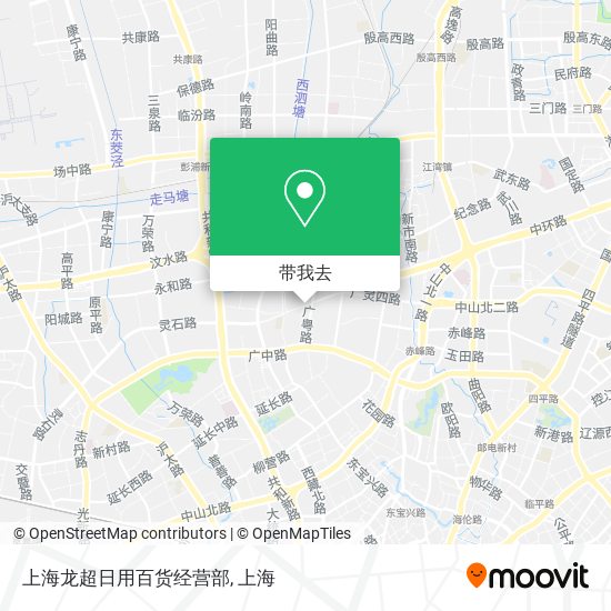上海龙超日用百货经营部地图