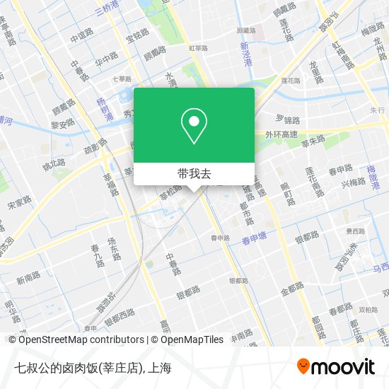 七叔公的卤肉饭(莘庄店)地图