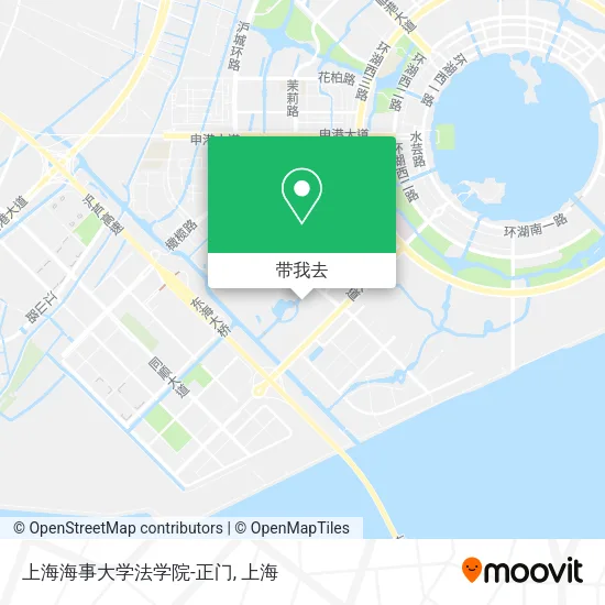 上海海事大学法学院-正门地图