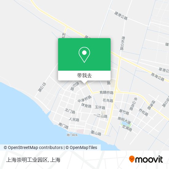 上海崇明工业园区地图