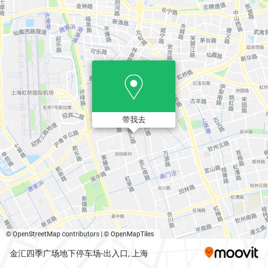 金汇四季广场地下停车场-出入口地图