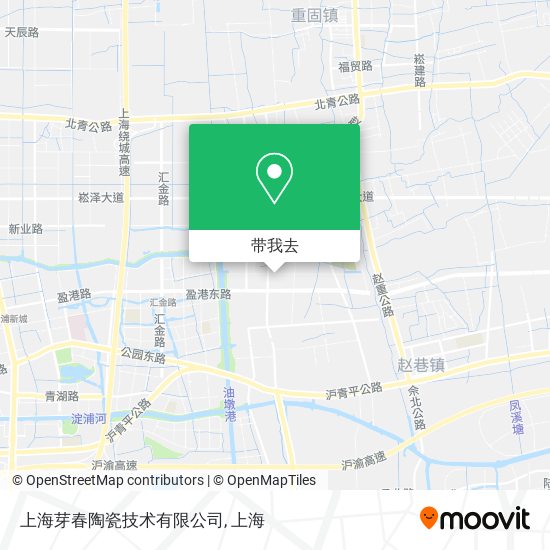 上海芽春陶瓷技术有限公司地图