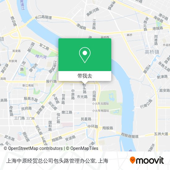 上海中原经贸总公司包头路管理办公室地图
