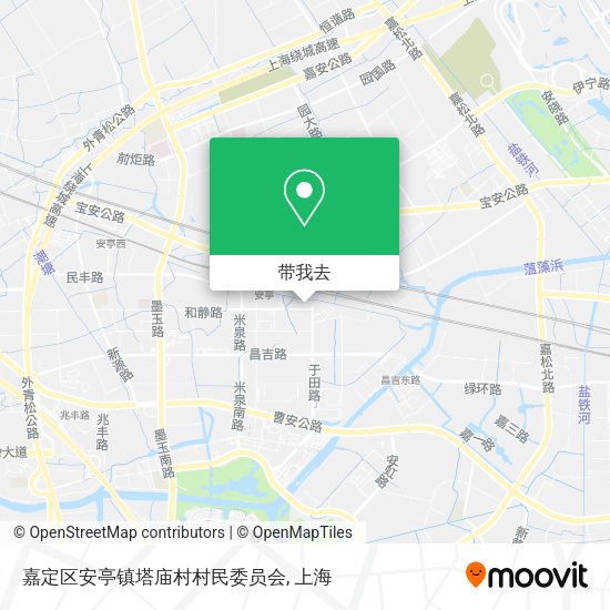 嘉定区安亭镇塔庙村村民委员会地图