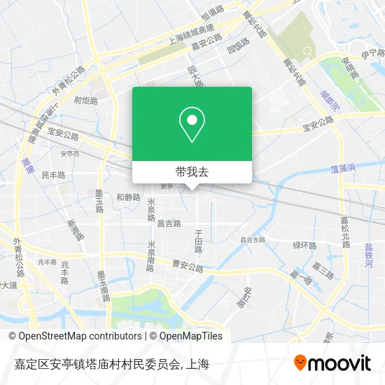 嘉定区安亭镇塔庙村村民委员会地图
