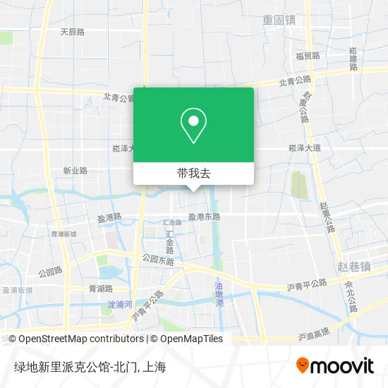 绿地新里派克公馆-北门地图