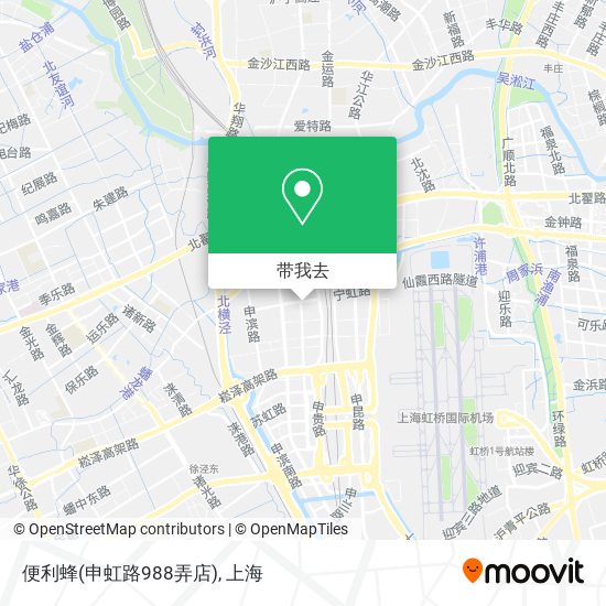 便利蜂(申虹路988弄店)地图