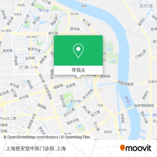 上海慈安堂中医门诊部地图