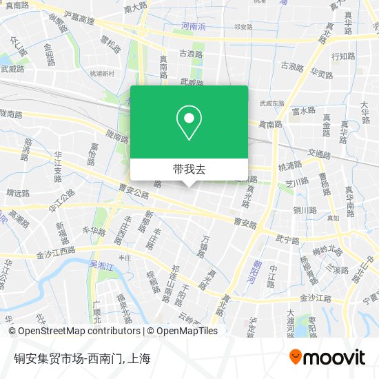 铜安集贸市场-西南门地图