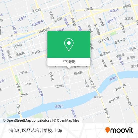 上海闵行区品艺培训学校地图