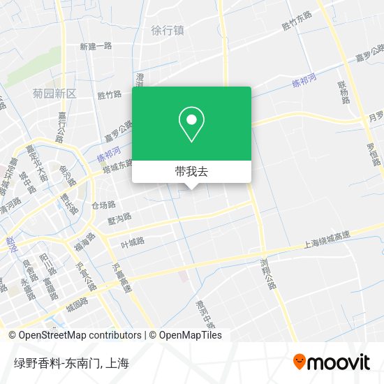 绿野香料-东南门地图