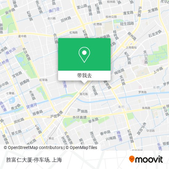 胜富仁大厦-停车场地图