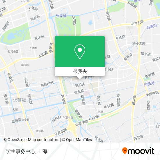 学生事务中心地图