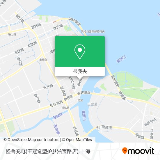 怪兽充电(王冠造型护肤淞宝路店)地图