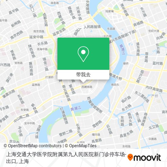 上海交通大学医学院附属第九人民医院新门诊停车场-出口地图