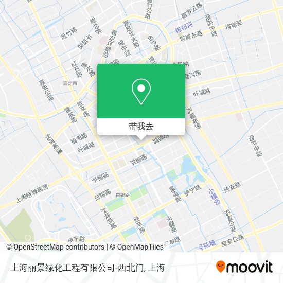 上海丽景绿化工程有限公司-西北门地图