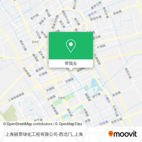 上海丽景绿化工程有限公司-西北门地图