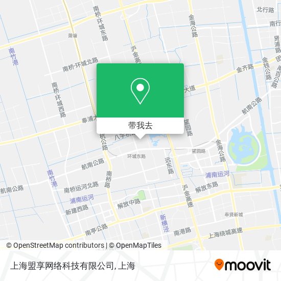 上海盟享网络科技有限公司地图