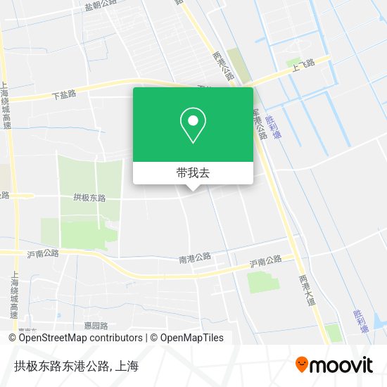 拱极东路东港公路地图