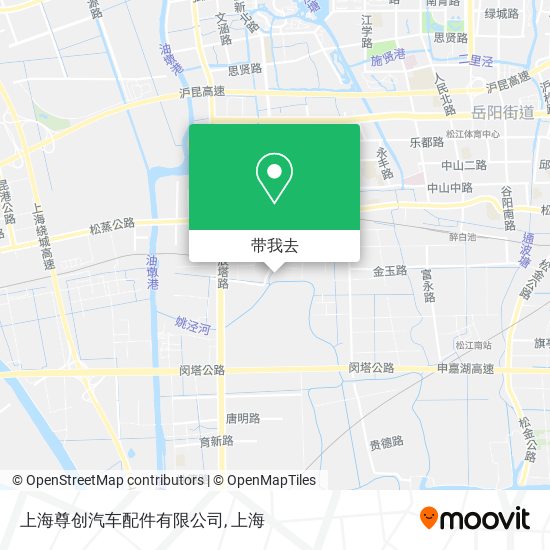 上海尊创汽车配件有限公司地图