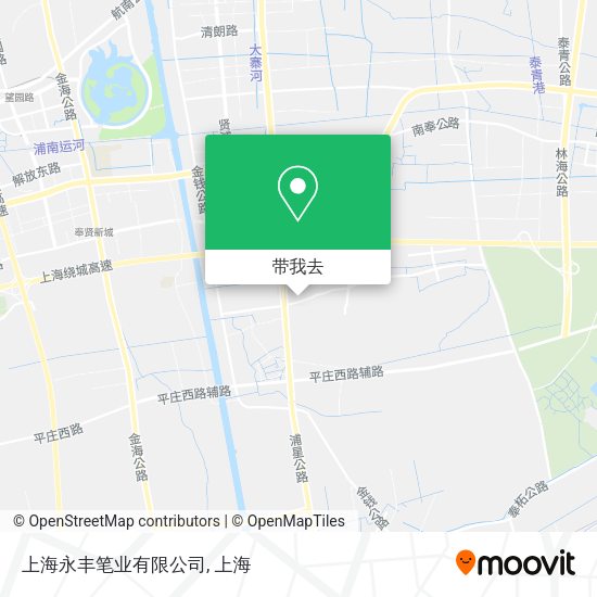 上海永丰笔业有限公司地图