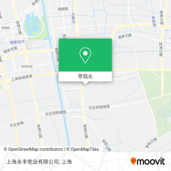 上海永丰笔业有限公司地图