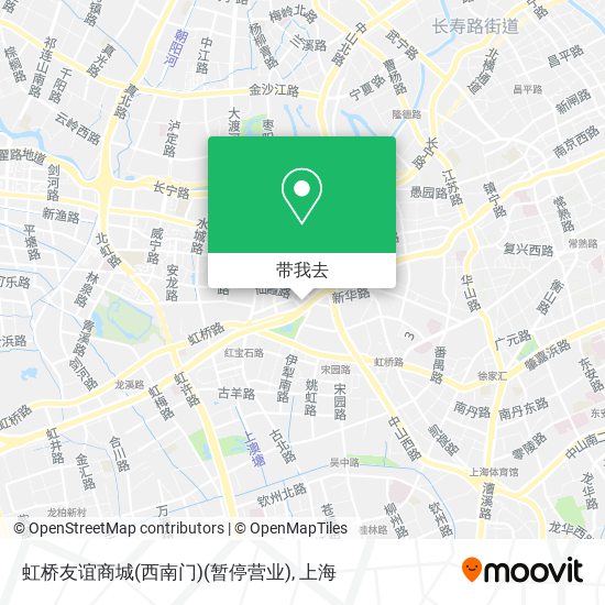 虹桥友谊商城(西南门)(暂停营业)地图
