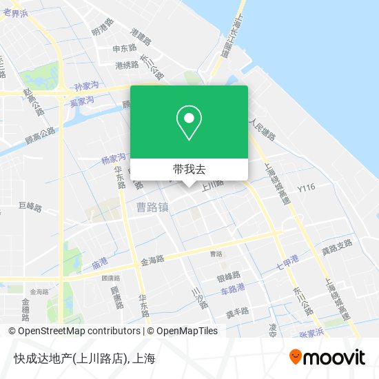 快成达地产(上川路店)地图