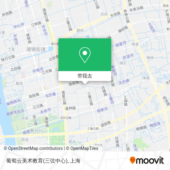 葡萄云美术教育(三弦中心)地图