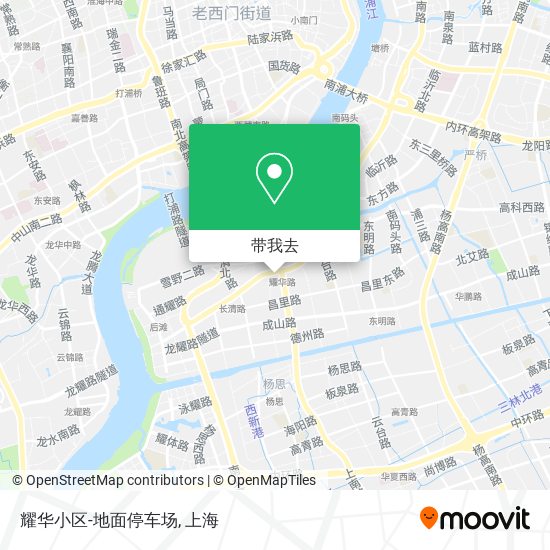 耀华小区-地面停车场地图