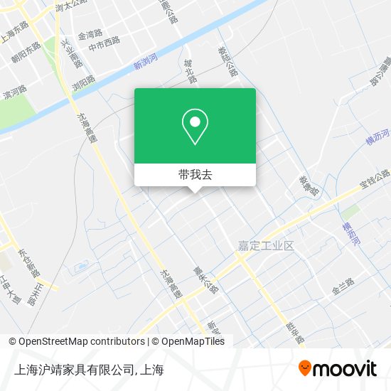 上海沪靖家具有限公司地图