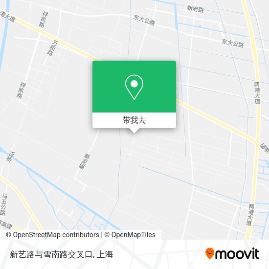 新艺路与雪南路交叉口地图