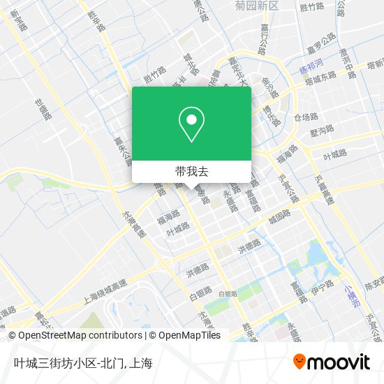 叶城三街坊小区-北门地图