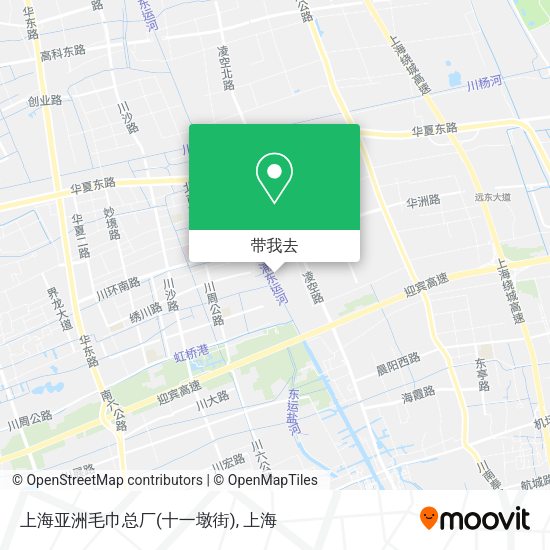 上海亚洲毛巾总厂(十一墩街)地图