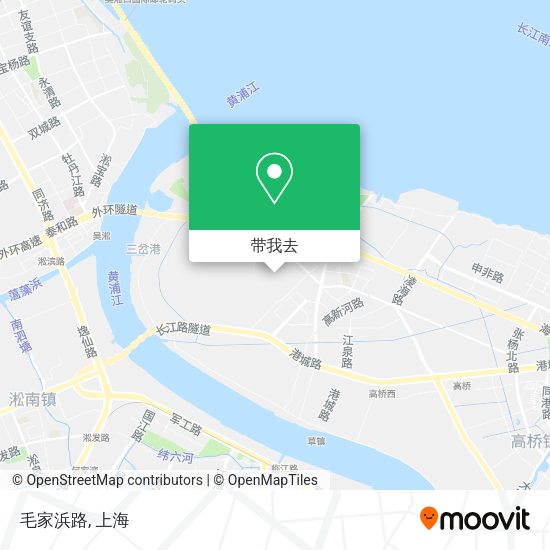 毛家浜路地图