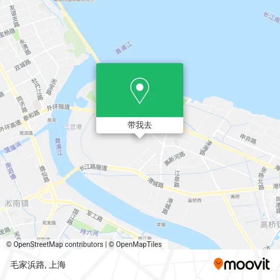 毛家浜路地图