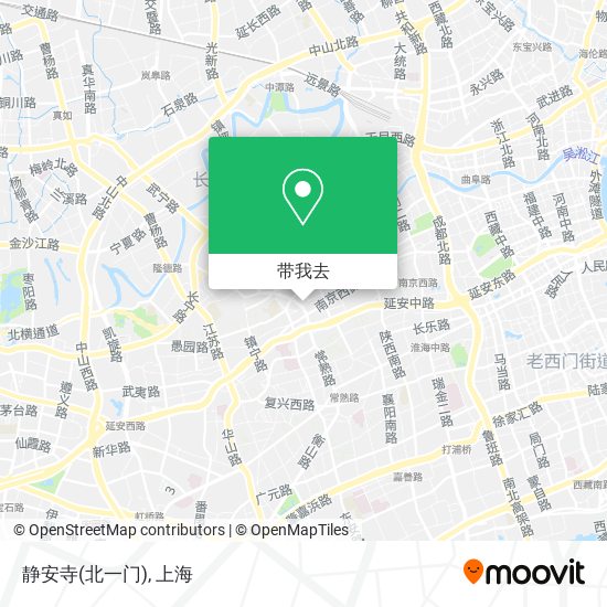 静安寺(北一门)地图