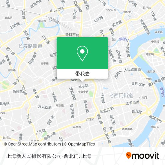 上海新人民摄影有限公司-西北门地图