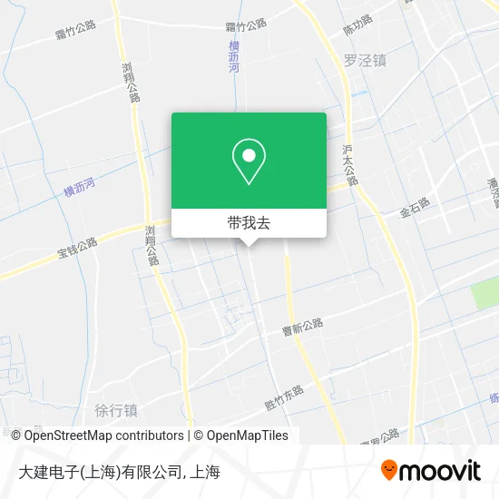 大建电子(上海)有限公司地图