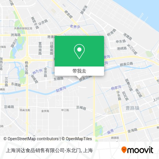 上海润达食品销售有限公司-东北门地图