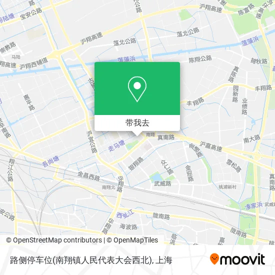 路侧停车位(南翔镇人民代表大会西北)地图