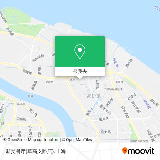 新笑餐厅(草高支路店)地图