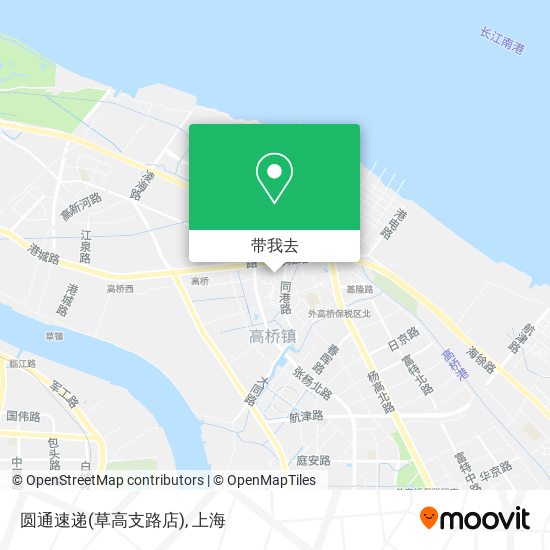 圆通速递(草高支路店)地图