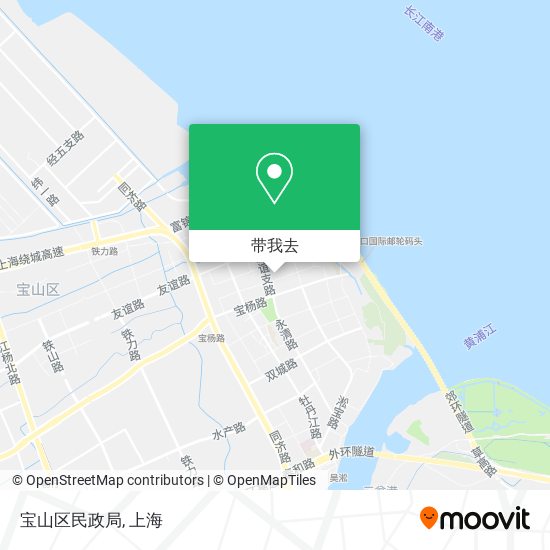 宝山区民政局地图