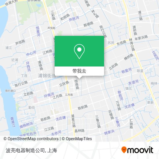 波亮电器制造公司地图