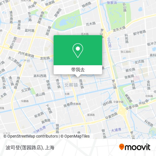 波司登(莲园路店)地图