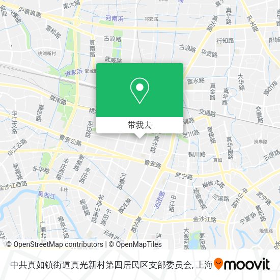 中共真如镇街道真光新村第四居民区支部委员会地图