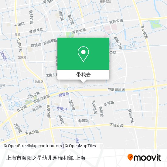 上海市海阳之星幼儿园瑞和部地图