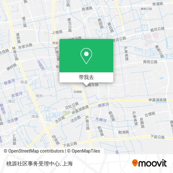 桃源社区事务受理中心地图
