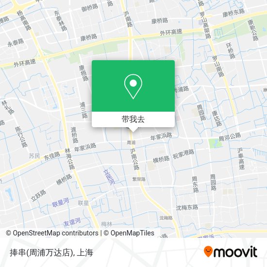 捧串(周浦万达店)地图